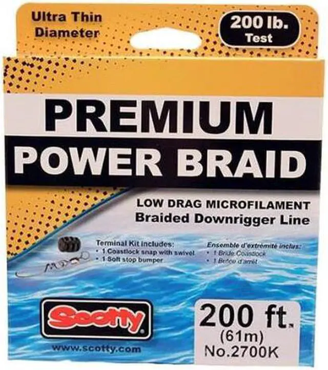 Alt view image 4 of 9 - SCOTTY POWER BRAID DOWNRIGGER LINE 200LB TEST 200 FT