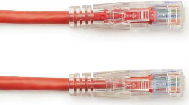 Alt view image 5 of 8 - GigaBase 3 CAT5e 350-MHz Lockable Patch Cable (UTP), Red, 4-ft. (1.2-m)