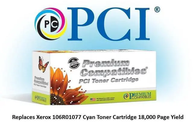 Alt view image 2 of 5 - Pci Phaser 7400 7400Dx H/Y Cyan Toner