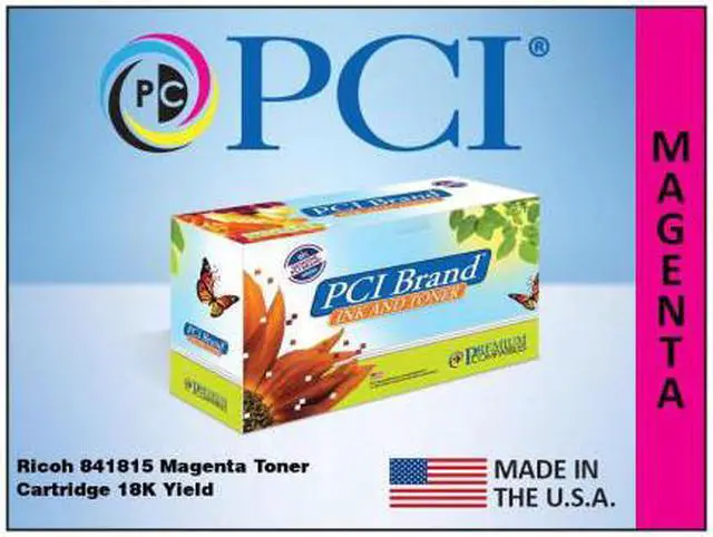 Main image of PCI 841815-PCI 18k Magenta Toner Cartridge for Ricoh