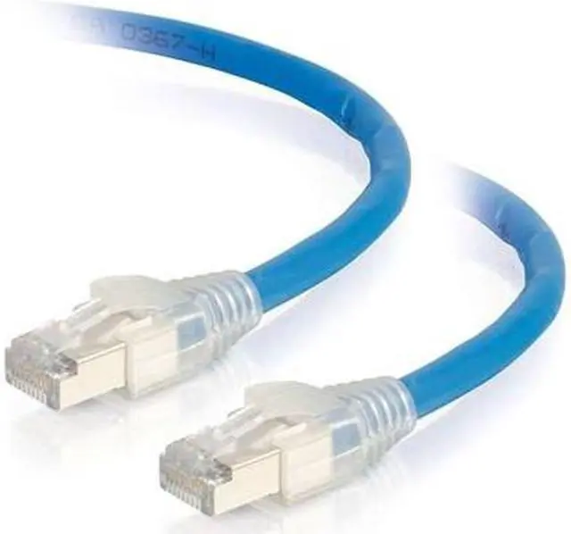 Alt view image 3 of 7 - C2G 43173 HDBaseT Certified Cat6a Cable with Discontinuous Shielding, Plenum CMP-Rated, Blue (75 Feet, 22.86 Meters)