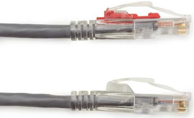 Alt view image 3 of 5 - GigaTrue 3 CAT6 550-MHz Lockable Patch Cable (UTP), Gray, 3-ft. (0.9-m)