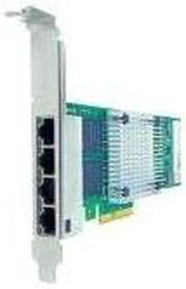 Alt view image 3 of 7 - AXIOM 10/100/1000MBS QUAD PORT RJ45 PCIE X4 NIC CARD FOR DELL - 430-4999