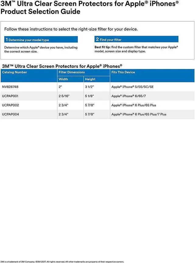 Alt view image 5 of 9 - 3M UCPAP002 screen protector