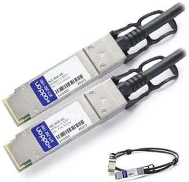 Alt view image 2 of 5 - AddOn Dell 462-3635 Compatible TAA Compliant 40GBase-CU QSFP+ to QSFP+ Direct Attach Cable (Passive