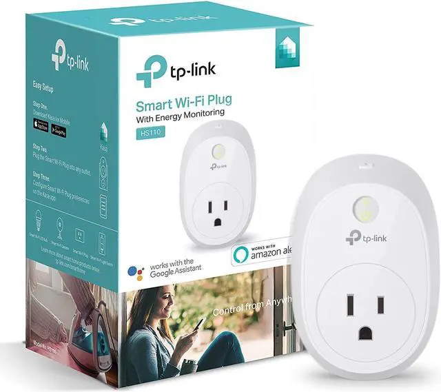 Alt view image 9 of 14 - TP-LINK HS110 KIT Wi-Fi Smart Plug with Energy Monitoring