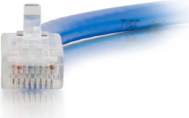 Alt view image 7 of 17 - C2G 00693 Cat6a Cable - Snagless Unshielded Ethernet Network Patch Cable, Blue (5 Feet, 1.52 Meters)