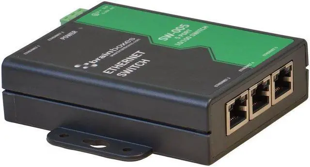 Alt view image 7 of 20 - Brainboxes SW-005 Unmanaged Ethernet Switch 5 Ports