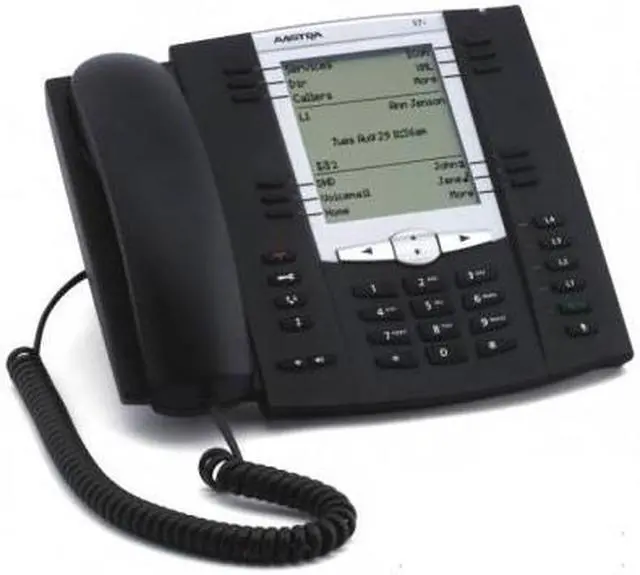Alt view image 4 of 4 - Aastra 6757i IP Phone Cable Wall Mountable 1 x Total Line VoIP Caller ID