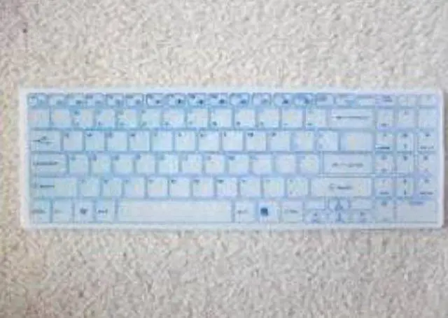 Main image of Seal Shield Transparent Replacement Cover for Clean Wipe Chiclet Keyboardr Model SSKSV099CW