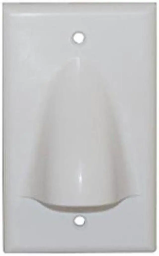 Main image of FACEPLATE 1 GANG BULK NOSE WHITE