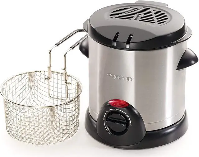 Alt view image 10 of 18 - Presto 05470 Electric Deep Fryer, Stainless Steel