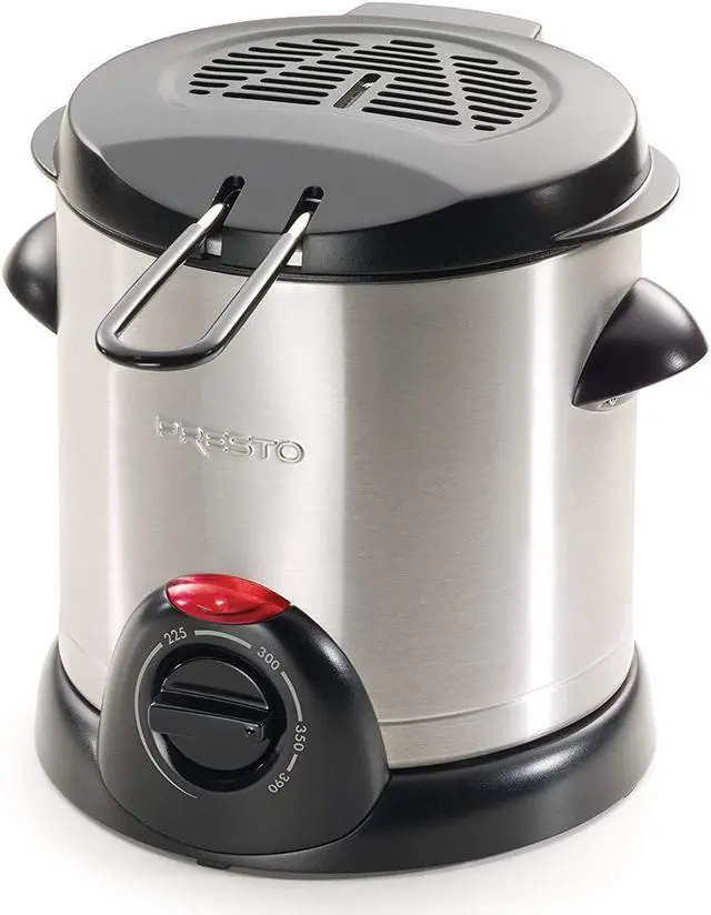 Alt view image 9 of 18 - Presto 05470 Electric Deep Fryer, Stainless Steel