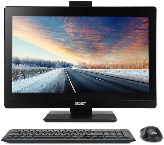 Alt view image 8 of 10 - Acer Veriton Z4820G All-in-One Computer - Intel Core i5 (7th Gen) i5-7500 3.40 GHz - 8 GB DDR4 SDRAM - 1 TB HDD - 23.8" 1920 x 1080 Touchscreen Display - Windows 10 Pro 64-bit - Desktop