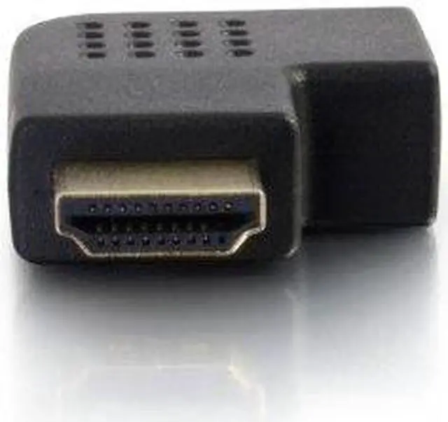 Alt view image 3 of 10 - C2G 43291 Right Angle HDMI Adapter - Left Exit, Black