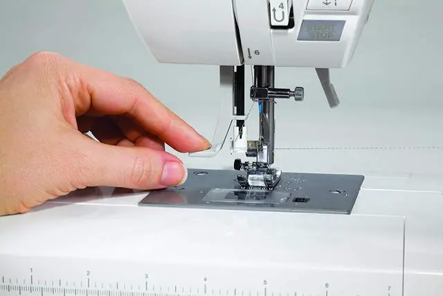 Alt view image 7 of 13 - Singer 9960 Quantum Stylist 600 Stitch Computerized Sewing Machine with Extension Table