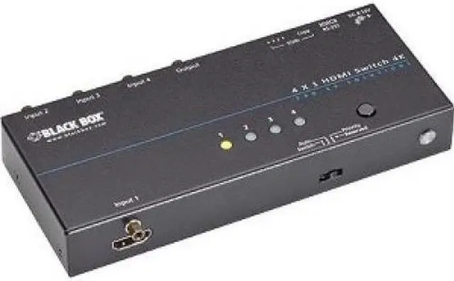 Alt view image 2 of 16 - Black Box Network Services VSW-HDMI2X1-4K 4k Hdmi Switch 2 1