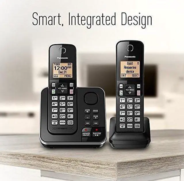 Alt view image 7 of 20 - PANASONIC KX-TGC362B DECT 6.0, 2 HANDSETS, CID, ITAD