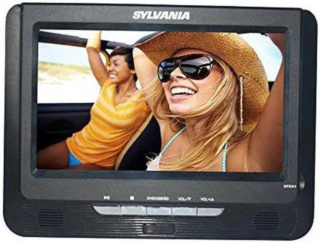 Alt view image 4 of 20 - SYLVANIA(R) SDVD9957 9" Dual-Screen Portable DVD Player