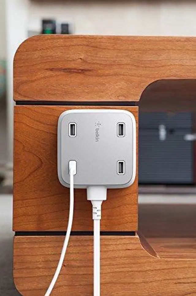 Alt view image 7 of 13 - Belkin Family RockStar 4-Port USB Charger