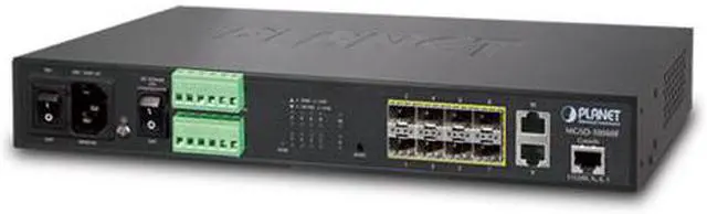 Main image of Planet MGSD-10080F 8-Port 100/1000X SFP + 2-Port 10/100/1000T Managed Metro Ethernet Switch