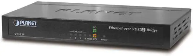 Main image of Planet VC-234 4-Port Ethernet over VDSL2 Bridge VDSL2 Profile 17a/30a CO / CPE bridge solution