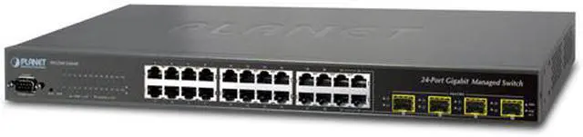 Main image of Planet WGSW-24040 L2+ 20-Port 10/100/1000T + 4-Port Gigabit TP / SFP Combo Managed Switch
