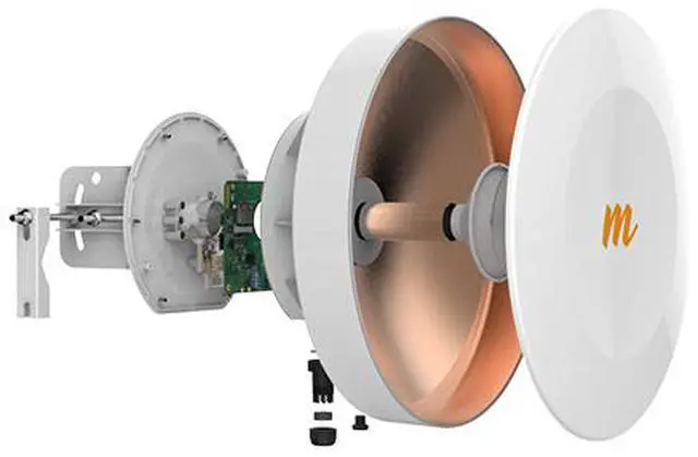 Alt view image 2 of 3 - Mimosa Networks - B5 - Mimosa Integrated Backhaul Radio 5GHz 25dBi 1Gbps GPS-synch 802.11ac MiMO 4x4:4