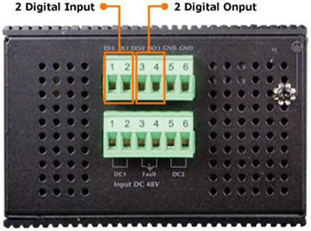 Alt view image 2 of 4 - Planet IGS-10020PT Industrial 8-Port 10/100/1000T 802.3af PoE + 2 100/1000X SFP Managed Switch (-40 ~ 75 Degrees C)