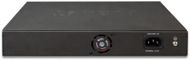 Alt view image 3 of 7 - PLANET Technology - FGSD-1022VHP - 8-Port 10/100TX 802.3at PoE + 2-Port Gigabit TP/SFP combo Desktop Switch with LCD PoE