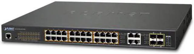 Main image of Planet GS-4210-24UP4C 24-Port 10/100/1000T Ultra PoE + 4-Port Gigabit TP / SFP Combo Managed Switch