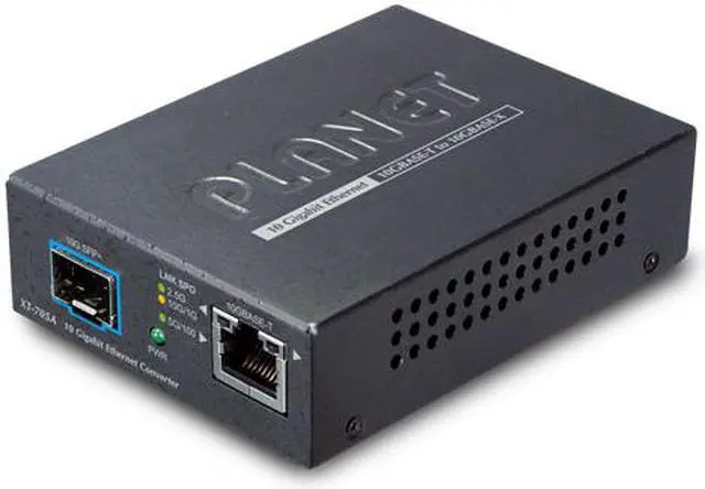Main image of PLANET XT-705A 10G/5G/2.5G/1G/100M Copper to 10GBASE-X SFP+ Media Converter