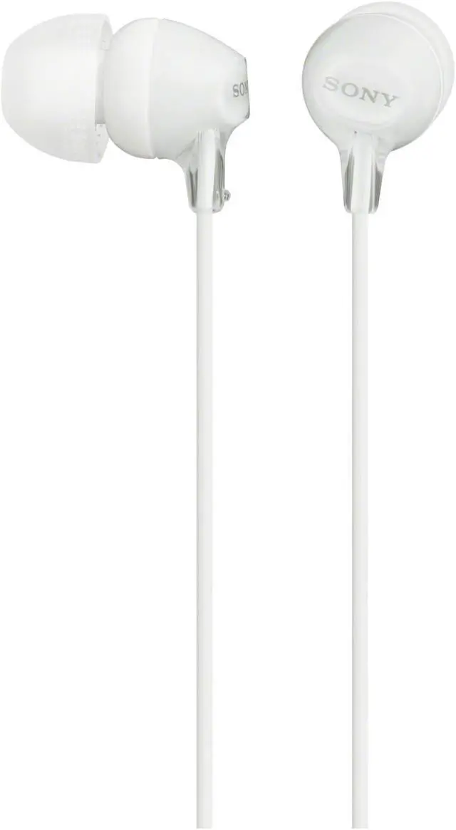 Alt view image 13 of 13 - Sony Fashion Color EX Series Earbuds - Stereo - Mini-phone - Wired - White