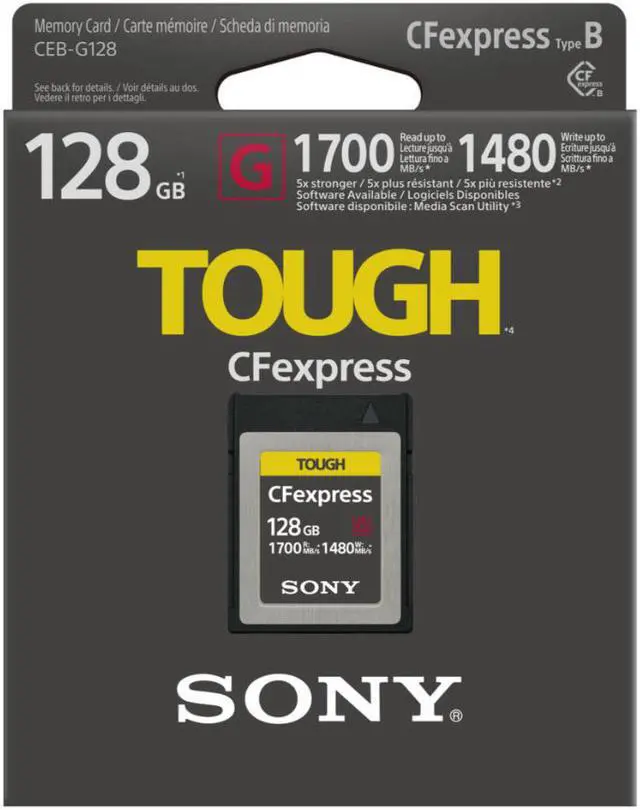 Alt view image 5 of 12 - SONY Cfexpress Tough Memory Card