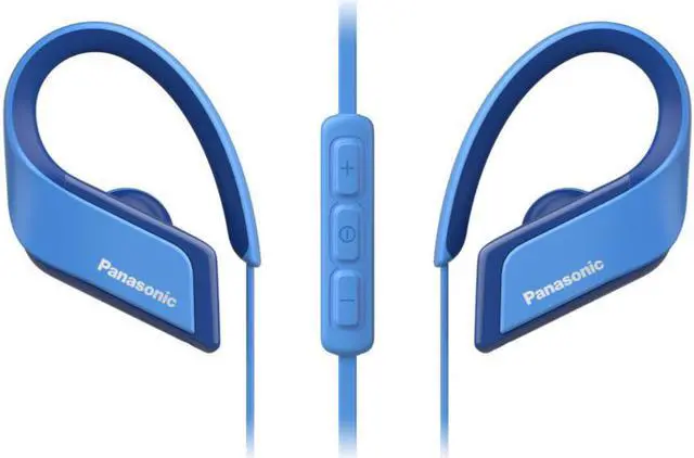 Alt view image 14 of 17 - Panasonic Wings Ultra-Light Wireless Bluetooth Sport Earphones - Blue - Rp-Bts35-A