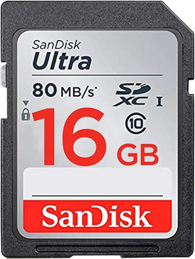Alt view image 2 of 3 - SanDisk Ultra 16GB Class 10 SD Memory Card Bundle with Portable Security Case