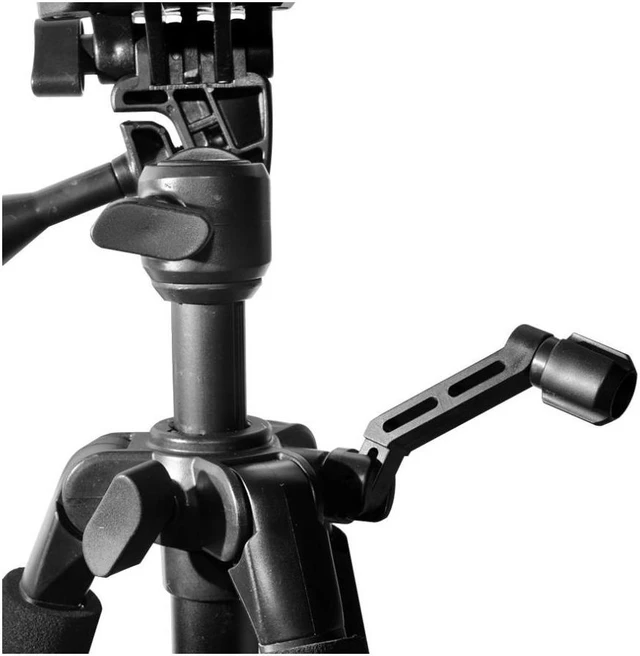 Alt view image 16 of 18 - 60" Xit Pro Series Aluminum Camera Tripod w/Bubble Level & Carrying Case XT60TRB