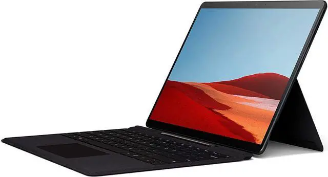 Alt view image 8 of 8 - Microsoft Surface Pro X 13" Microsoft SQ1 16GB RAM 512GB SSD WiFi + 4G LTE Matte Black - Microsoft SQ1 Processor - Laptop, tablet, or studio mode - Microsoft SQ1 Adreno 685 - Windows 10 Home - 13