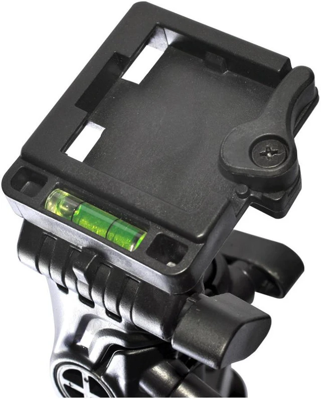 Alt view image 15 of 18 - 60" Xit Pro Series Aluminum Camera Tripod w/Bubble Level & Carrying Case XT60TRB