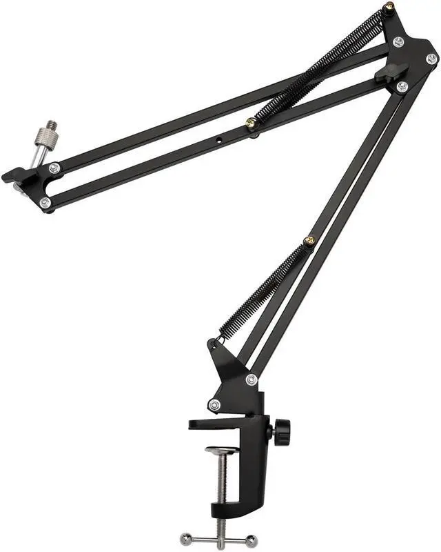 Alt view image 3 of 7 - Zoom ZDM-1 2-Person Podcast Microphone Pack Accessory Bundle & Two Knox Boom Arm