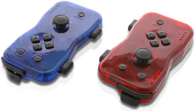 Alt view image 10 of 17 - Nyko Dualies ??? Pair of Motion Controllers with Included USB Type-C Charging Cable, Joy-Con Alternative for Nintendo Switch Red/Blue