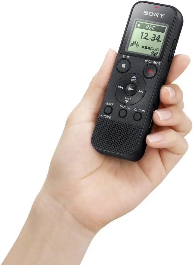 Alt view image 7 of 7 - Sony ICD-PX370 Mono Digital Voice Recorder with Built-In USB and Case Bundle