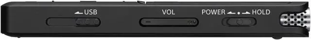 Alt view image 17 of 20 - Sony ICD-UX570 - Voice recorder - 4 GB - black