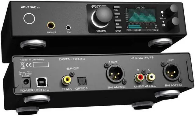 Alt view image 12 of 12 - RME ADI-2 DAC FS Ultra-Fidelity PCM/DSD 768 kHz DA Signal Converter