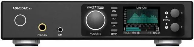 Alt view image 7 of 12 - RME ADI-2 DAC FS Ultra-Fidelity PCM/DSD 768 kHz DA Signal Converter