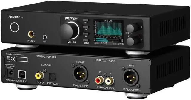 Alt view image 11 of 12 - RME ADI-2 DAC FS Ultra-Fidelity PCM/DSD 768 kHz DA Signal Converter