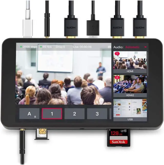 Alt view image 14 of 14 - Yololiv YoloBox Portable Multi-Camera Live Streaming Device #664918139056