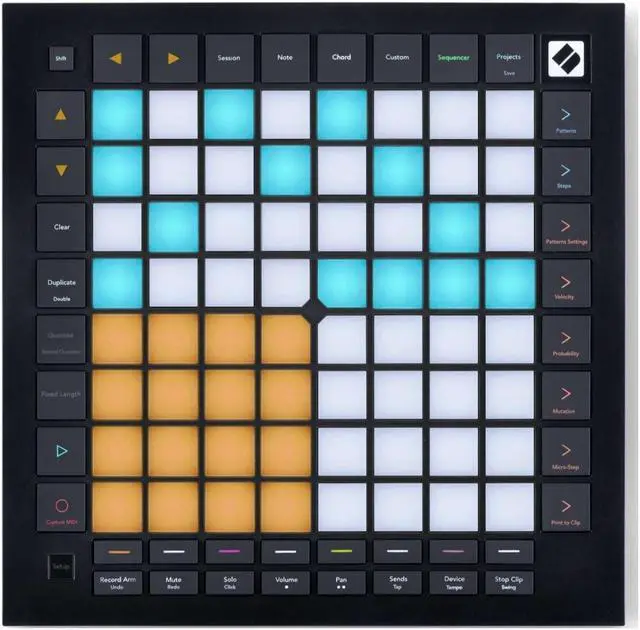 Alt view image 7 of 7 - Novation Launchpad Pro MK3 with Over-Ear Headphones & Knox 3.0 4 Port USB Hub