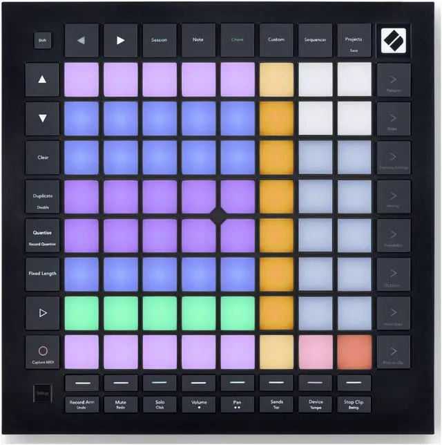 Alt view image 6 of 7 - Novation Launchpad Pro MK3 with Over-Ear Headphones & Knox 3.0 4 Port USB Hub