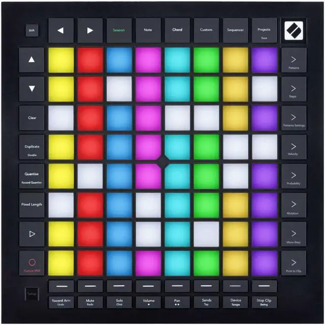 Alt view image 2 of 7 - Novation Launchpad Pro MK3 with Over-Ear Headphones & Knox 3.0 4 Port USB Hub